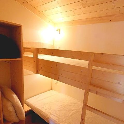 CHALET 4 people - Bois Confort 24m² 2 bedrooms + covered terrace + TV 4 pers