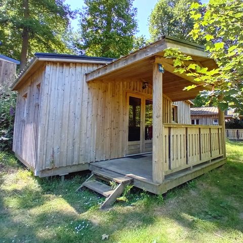 CHALET 4 people - Bois Confort 24m² 2 bedrooms + covered terrace + TV 4 pers