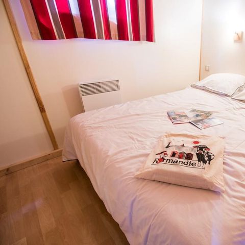 CHALET 4 people - Bois Confort 24m² 2 bedrooms + covered terrace + TV 4 pers