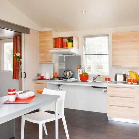 MOBILE HOME 4 people - PMR Confort 27m² 2 bedrooms + TV + terrace