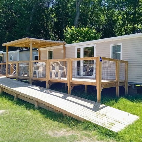 MOBILE HOME 4 people - PMR Confort 27m² 2 bedrooms + TV + terrace