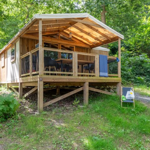 MOBILE HOME 4 people - Cosyflower Premium on stilts 38m² - 2 bedrooms + TV + bed linen + towels covered terrace 11m²