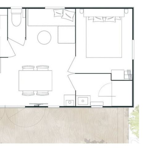 MOBILE HOME 7 people - Evasion+ 2 bedrooms 28m² (28m²)