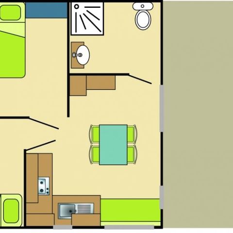 CHALET 6 people - Evasion 2 rooms PMR 35m²