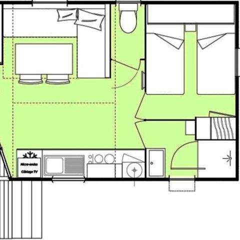 MOBILE HOME 6 people - MH PREMIUM 2