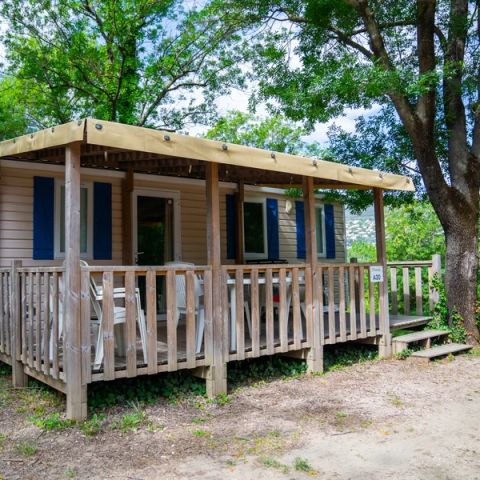 Mobile home 5 persons - Aqua 2 bedrooms 4 Adults and 1 child Terrace Semi-Covered Air conditioning TV