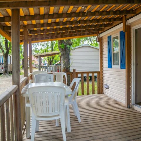 MOBILE HOME 5 people - Aqua 2 bedrooms 4 Adults and 1 child Terrace Semi-Covered Air conditioning TV