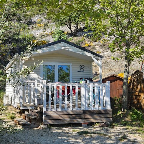 Mobile home 2 persons - Cottage Confort - Air-conditioned - 1 bedroom