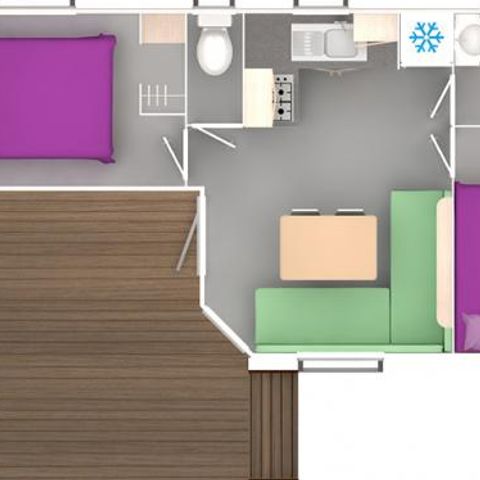 MOBILE HOME 6 people - 2 bedrooms