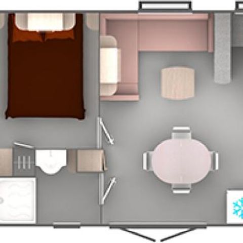 MOBILE HOME 6 people - 3 bedrooms