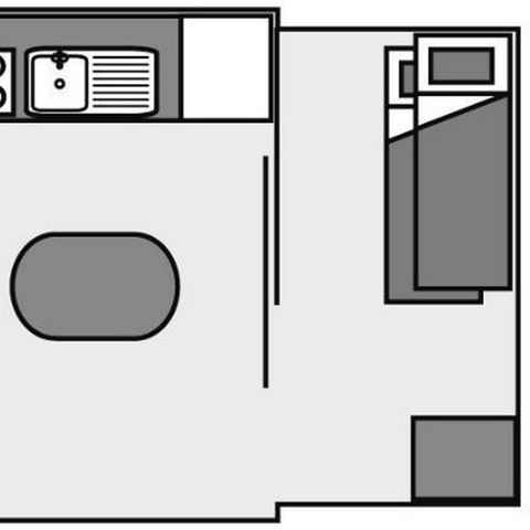BUNGALOW 4 people - NATURE ECO hut (without sanitary facilities)