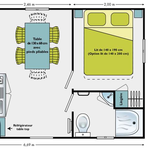 MOBILE HOME 5 people - ECO - MED