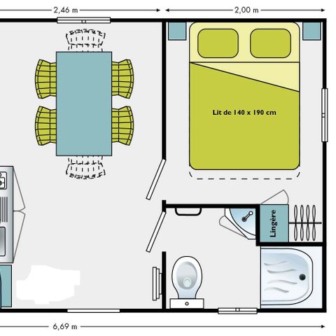 MOBILE HOME 5 people - ECO - MED (arriving on Monday)