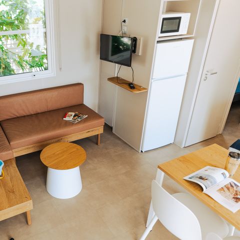 Mobile home 6 persons - COTTAGE CONFORT 3bed / 6p - 35m² - Terrace with parasol - DIM