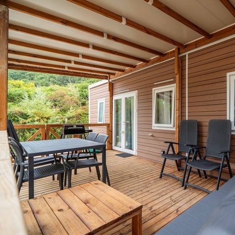 Mobile home 6 persons - Mobile-home | Premium | 3 Bedrooms | 6 Pers. | Lounge Terrace | 1 Bathroom | Air conditioning