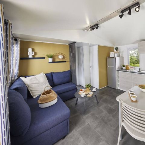 Mobile home 6 persons - Mobile-home | Comfort | 3 Bedrooms | 6 Pers. | Raised terrace | 1 Bathroom | Air-con.