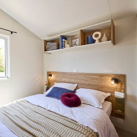Mobile home 6 persons - Mobile-home | Comfort | 3 Bedrooms | 6 Pers. | Raised terrace | 1 Bathroom | Air-con.