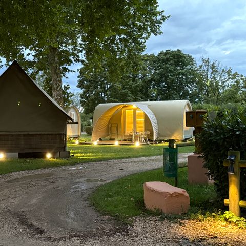CANVAS AND WOOD TENT 5 people - LODGE AMAZONE