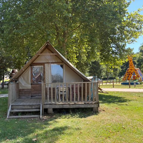 CANVAS AND WOOD TENT 5 people - LODGE AMAZONE