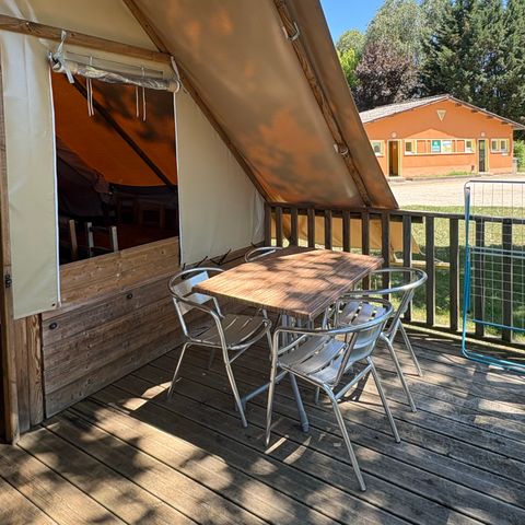 CANVAS AND WOOD TENT 5 people - LODGE AMAZONE