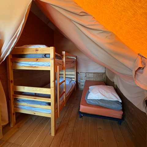 CANVAS AND WOOD TENT 5 people - LODGE AMAZONE