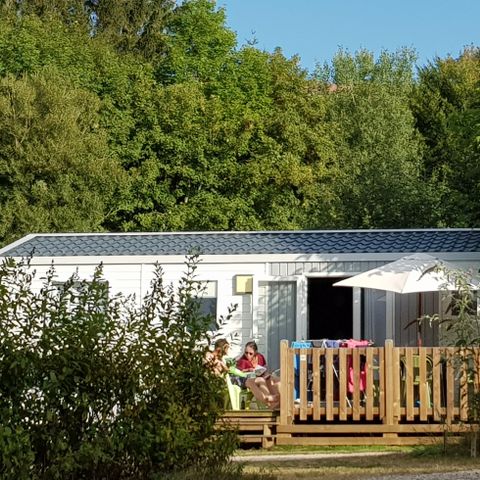 BUNGALOW 6 people - Bungalow Chestnut 32 m² with wooden terrace