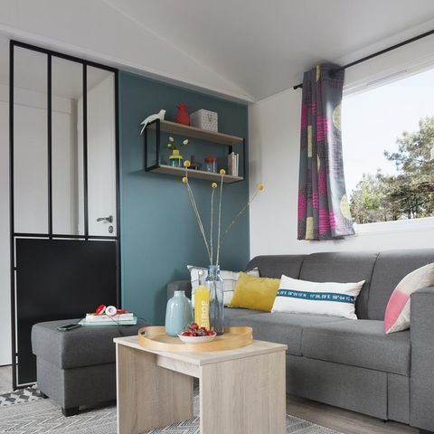 BUNGALOW 6 people - Bungalow Chestnut 32 m² with wooden terrace
