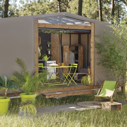 CANVAS AND WOOD TENT 4 people - MAORI
