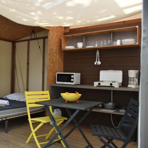CANVAS AND WOOD TENT 4 people - MAORI