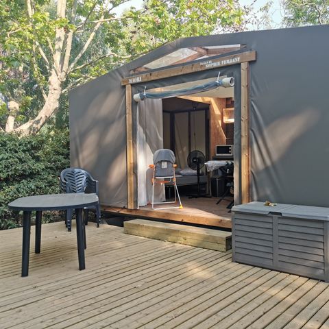 CANVAS AND WOOD TENT 4 people - MAORI