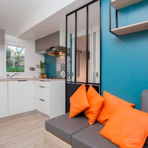 MOBILE HOME 6 people - Mobile-home | Premium | 3 Bedrooms | 6 Pers. | Raised terrace | Air-con.