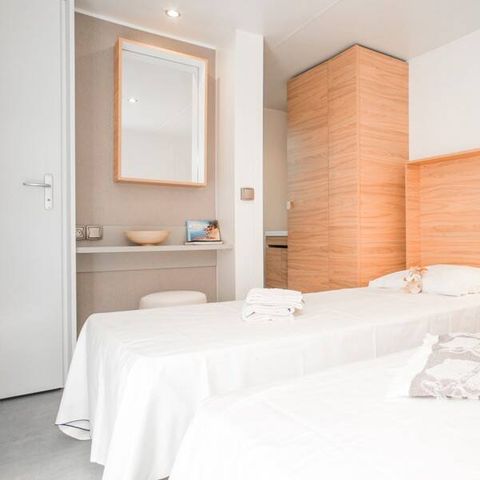 MOBILE HOME 4 people - Mobile-home | Ultimate | 2 Bedrooms | 4 Pers. | Raised terrace | 2 bathrooms | Air-con.