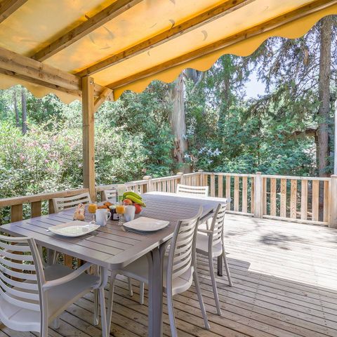 MOBILE HOME 6 people - Mobile-home | Premium | 3 Bedrooms | 6 Pers. | Raised terrace | Air-con.