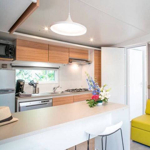 MOBILE HOME 4 people - Mobile-home | Ultimate | 2 Bedrooms | 4 Pers. | Raised terrace | 2 bathrooms | Air-con.