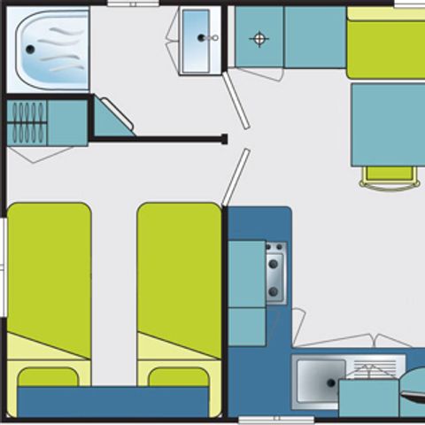 MOBILE HOME 4 people