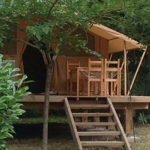 CANVAS AND WOOD TENT 4 people - Ecolodge