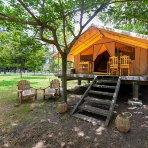 CANVAS AND WOOD TENT 4 people - Ecolodge