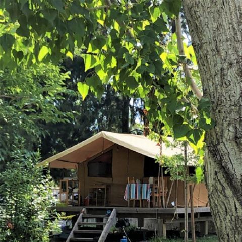 CANVAS AND WOOD TENT 4 people - Ecolodge