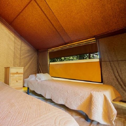 CANVAS AND WOOD TENT 4 people - Ecolodge