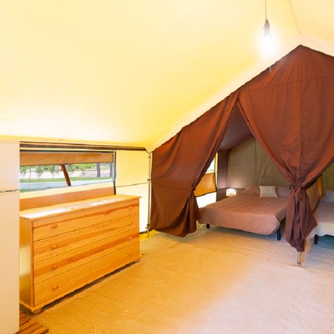 CANVAS AND WOOD TENT 4 people - Ecolodge