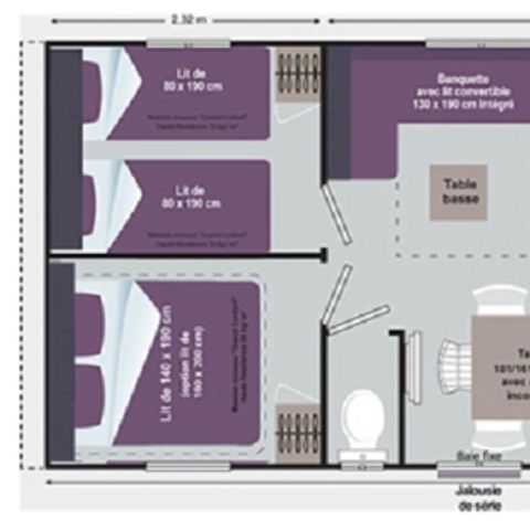 MOBILE HOME 6 people - 6 Pers Monday to Monday in high season