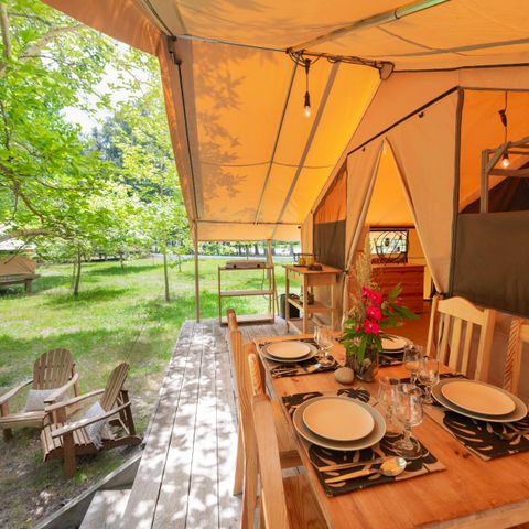 LODGE 4 people - Ecolodge without sanitary facilities for 4 people (2 bedrooms)