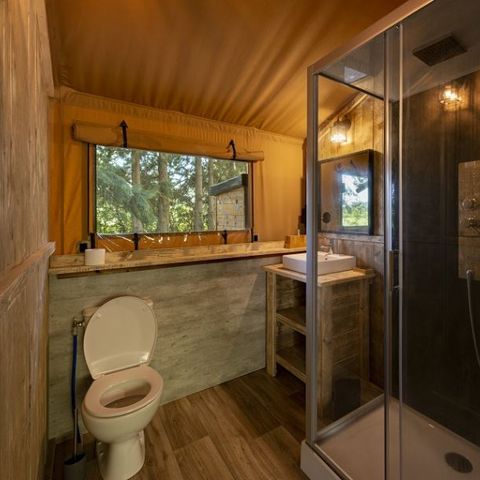 Glamping tent 7 persons - Luxury Lodge 6/7 people (2 bedrooms)