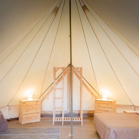 Tent 4 persons - Safari tent ideal for couples and young children