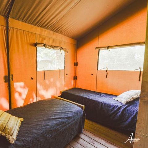 CANVAS AND WOOD TENT 4 people - Woodlodge sleeps 4 (2 bedrooms)