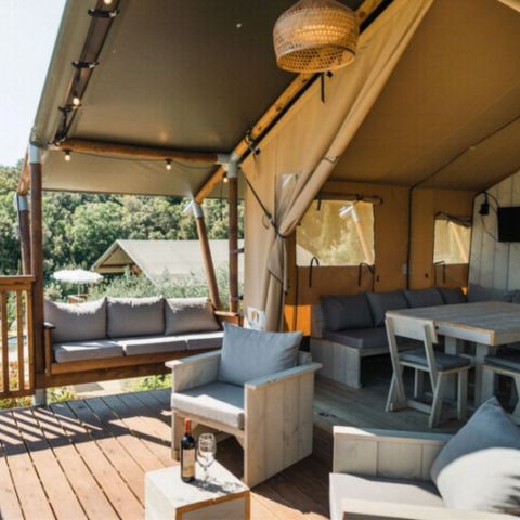 CANVAS AND WOOD TENT 4 people - Woodlodge sleeps 4 (2 bedrooms)