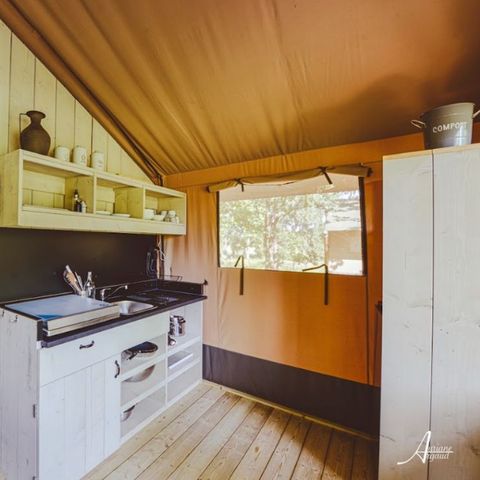 CANVAS AND WOOD TENT 4 people - Woodlodge sleeps 4 (2 bedrooms)