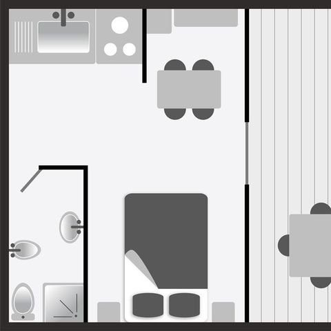 VILLA 2 people - Mini villa Type A