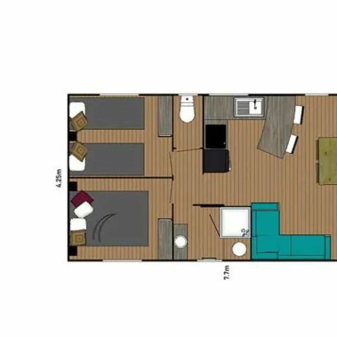 CHALET 5 people - VIP Eco-Lodge 32m² (32m²)