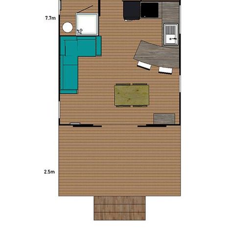 CHALET 5 people - VIP Eco-Lodge 32m² (32m²)